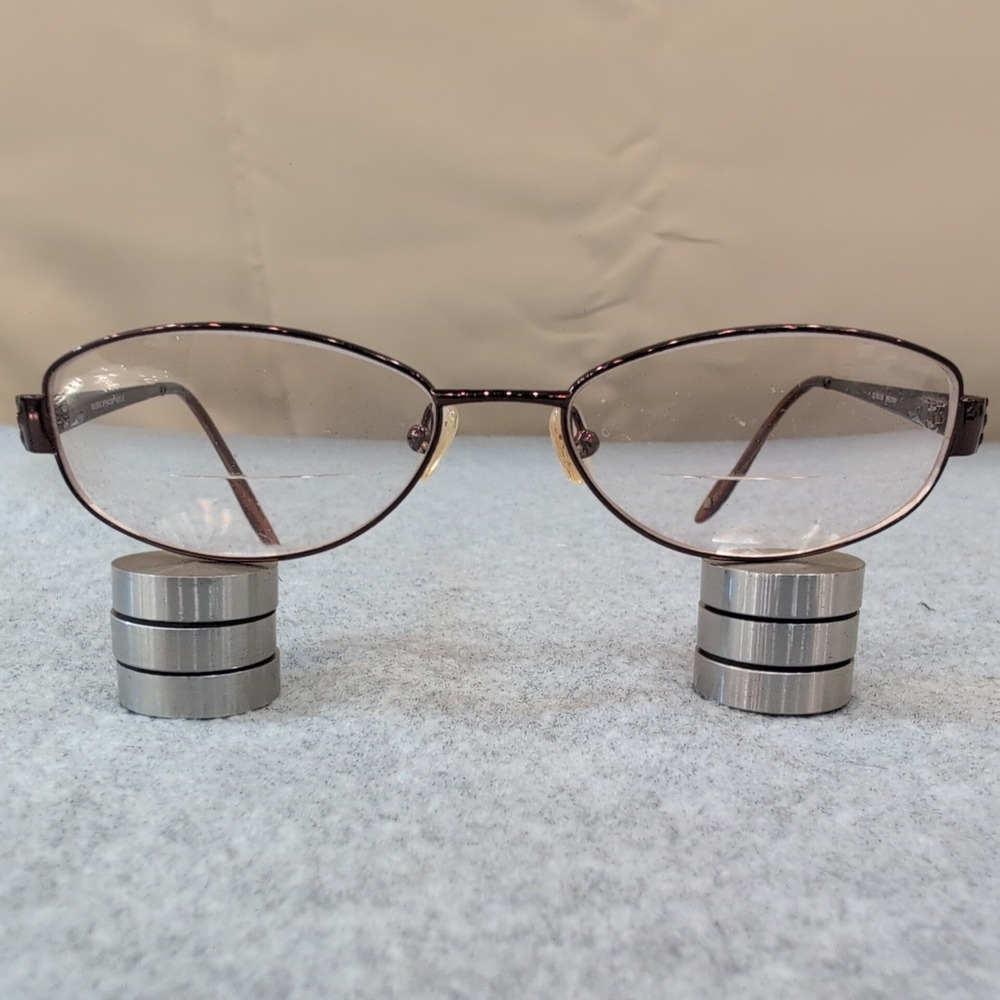 Valerie Spencer Eyeglasses Frames, Brown Metal Frame for Women, Optical Glasses - Picture 2 of 8